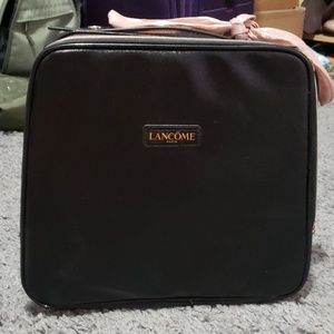 NWOT Lancome Train Case and small makeup bag